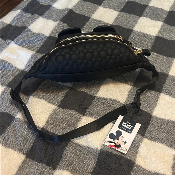 Disney Black and White Mickey Mouse Kids Belt Bag - Picture 2 of 4